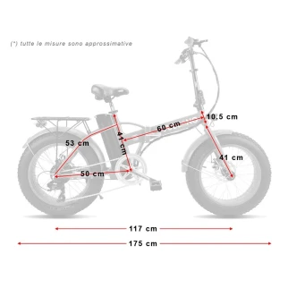 DME Vulcano 250W Folding Bike 20 250W 36V 15Ah Idrauilica 2.8.4