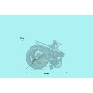 DME Vulcano 250W Folding Bike 20 250W 36V 10.4 Ammortizzata 3.0.2