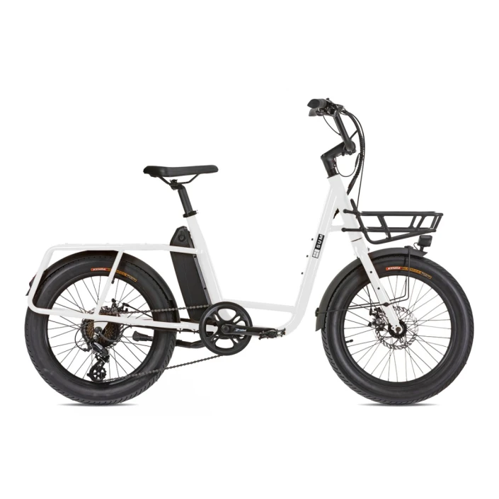 Vélo électrique Cargo Fat SUM UCO Acier blanc