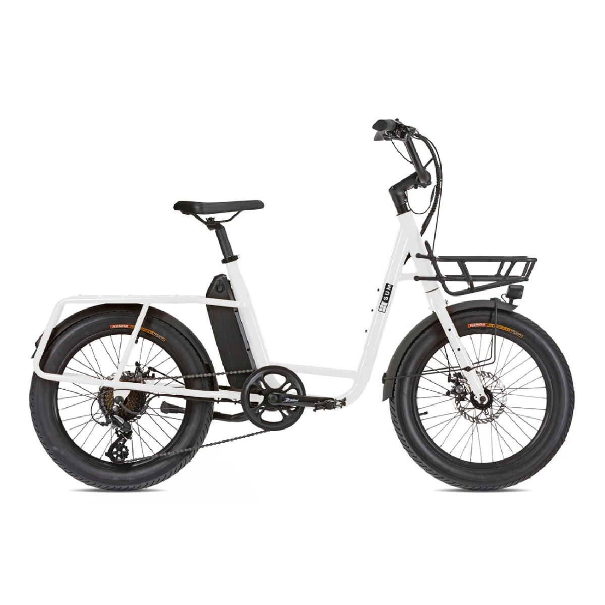 E-bike Cargo Fat SUM UCO Acero blanco