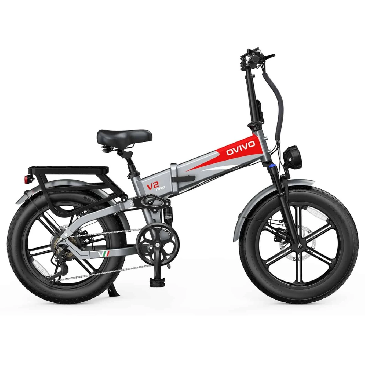 Fat Ebike Ovivo HYPER V2 PRO 2.0 Argent Fat Ebike Ovivo HYPER V2 PRO 2.0 Argent