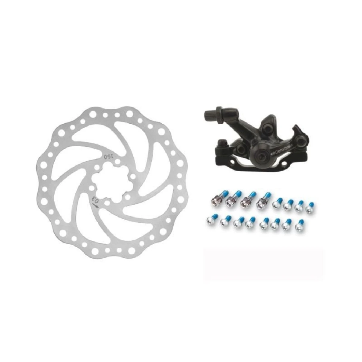 freno de disco delantero 160 mm Kit