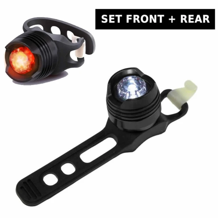 Kit d'éclairage LED avant et arrière Bee aluminium noir