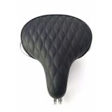 Sillín Diamond en cuero negro