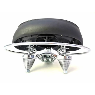 Selle Diamond en cuir noir