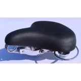 Deluxe schwarz Ledersattel