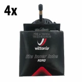 Lot de 4 tubes Vittoria UltraLite 700 18/23c valve AV Schrader 48 mm
