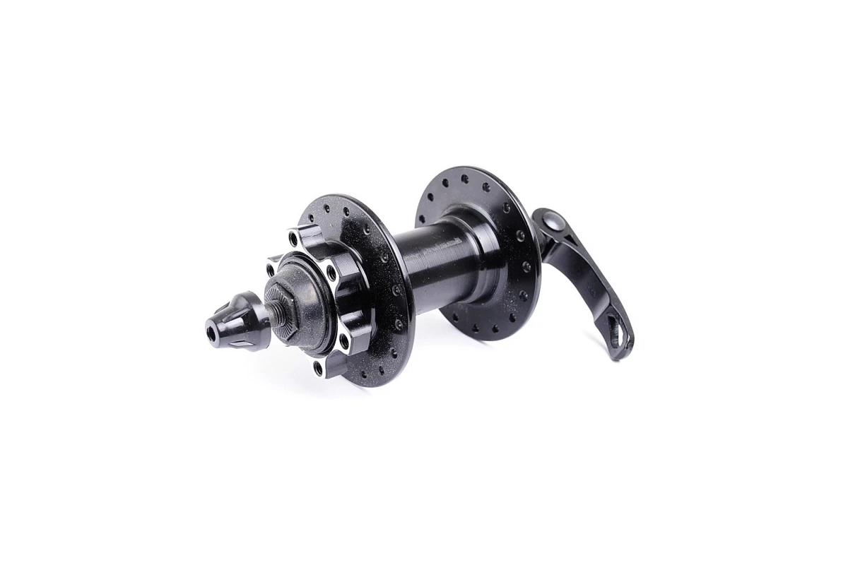 Quick release disc front hub