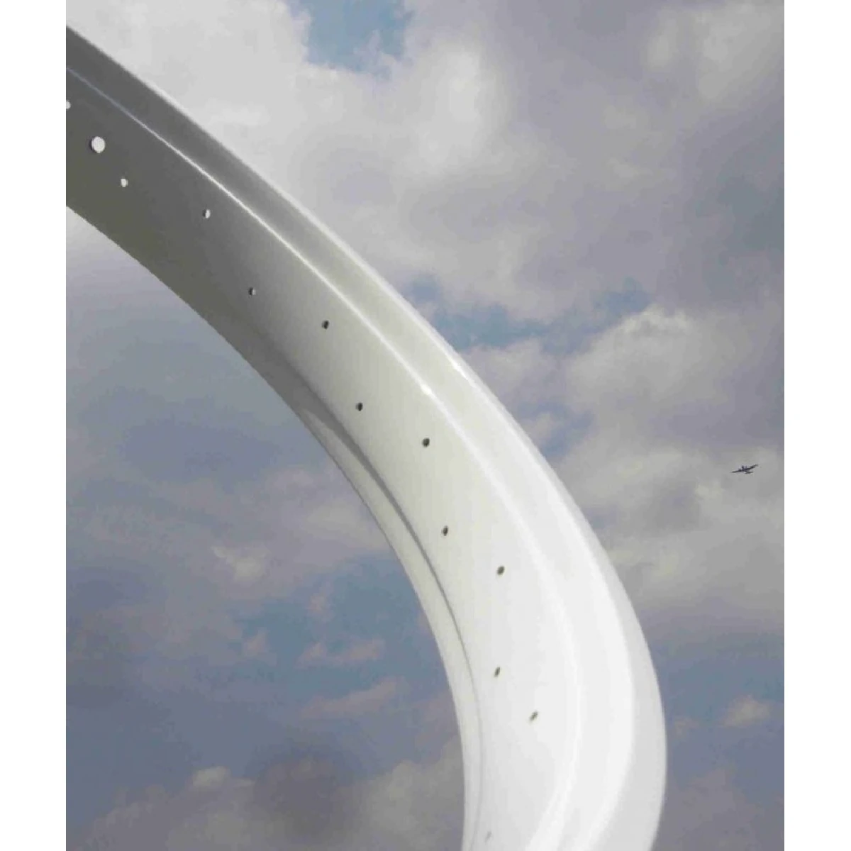 Círculo blanco de 26 x 80 mm
