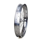 Roue avant 26 x 80 mm, frein à disque poli - da 26 - Bcycles