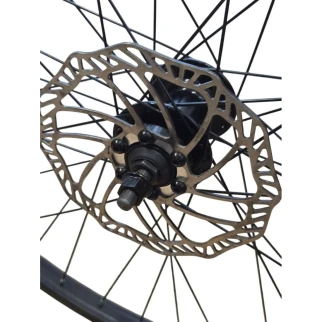 Rueda delantera de 26 x 25 mm con freno de disco negro. - da 26 - Bcycles