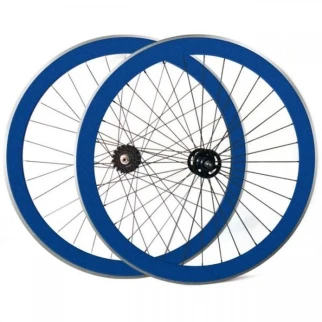 Feste Extra 40 mm CNC-Rad Set + blau