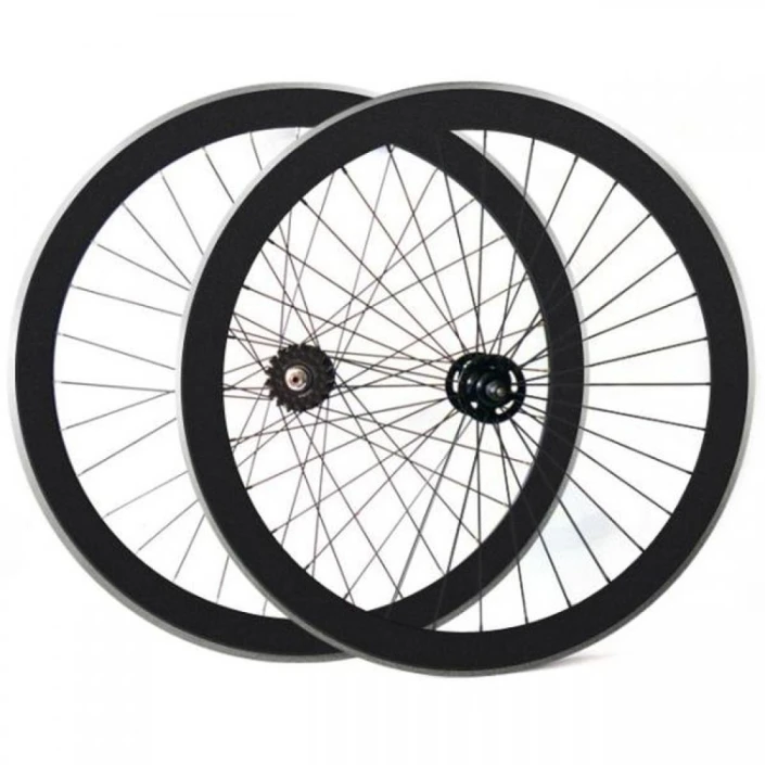 Fijo Extra de 40 mm CNC la rueda set + negro
