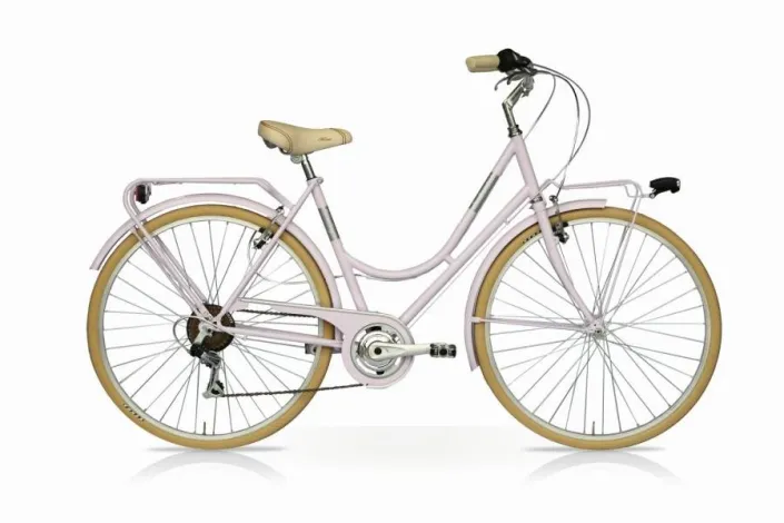 Bicicletta Vintage 26 Donna 6V Lilla Mercurius