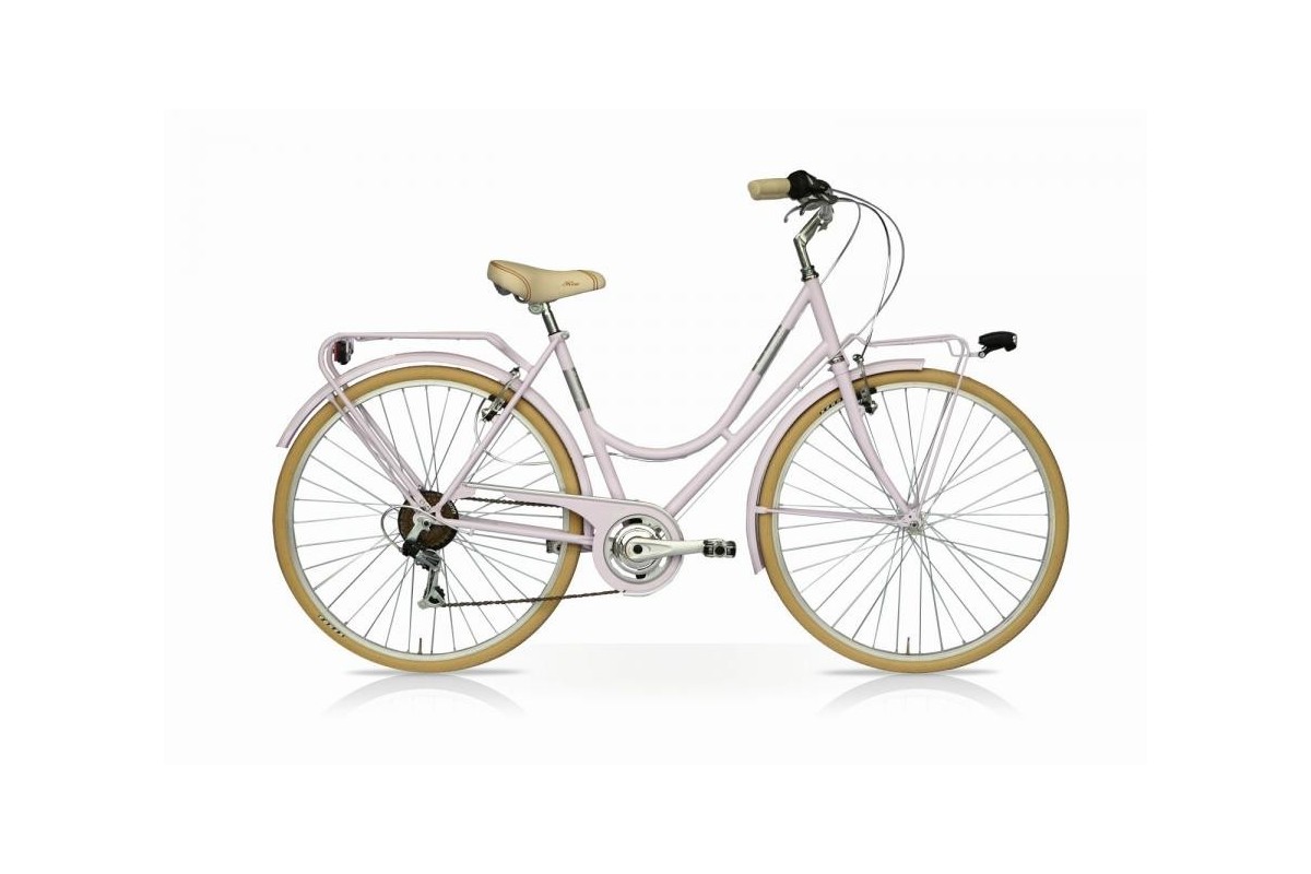 Bicicletta Vintage 26 Donna 6V Lilla Mercurius