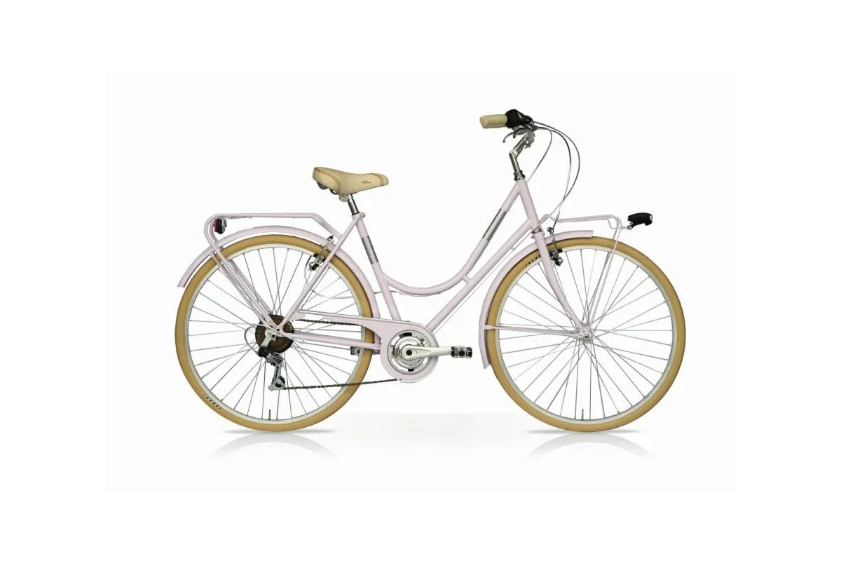 Bicicletta Vintage 26 Donna 6V Lilla Mercurius