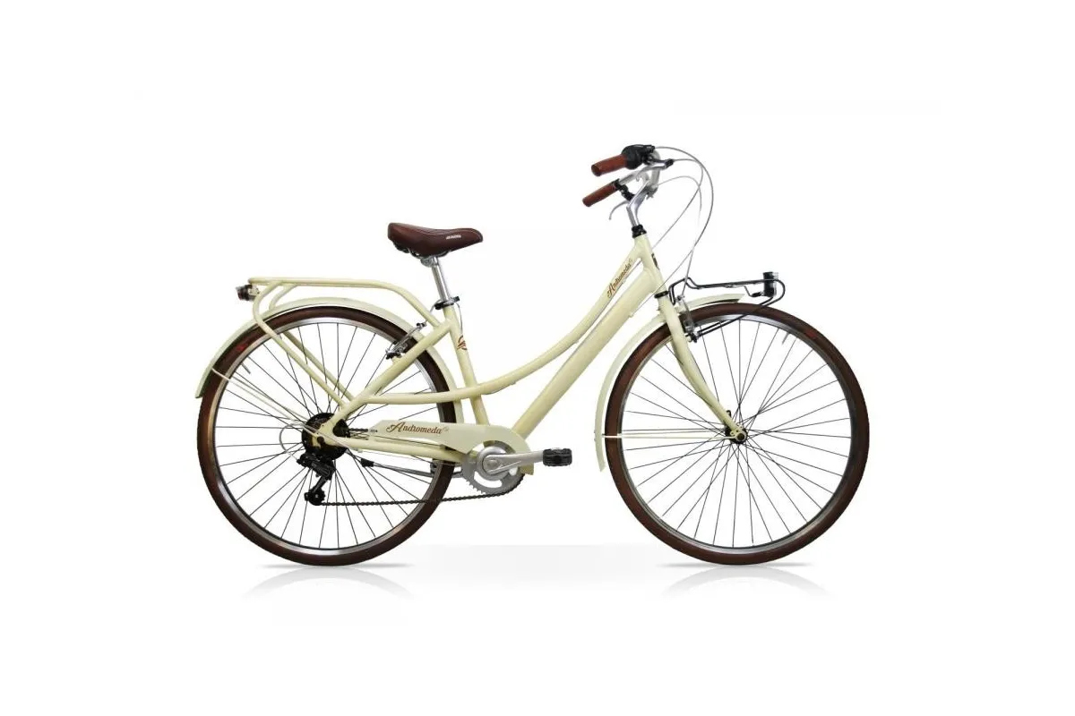 Bicicletta Andromeda 28 Donna 7V Panna Mercurius