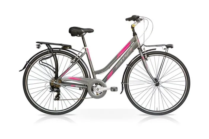 Bicicletta MY WAY 28 Donna 21V Grigio Fucsia Mercurius