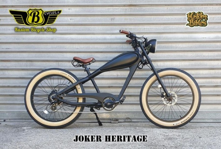 Joker Heritage E-Bike Nero Opaco 250W