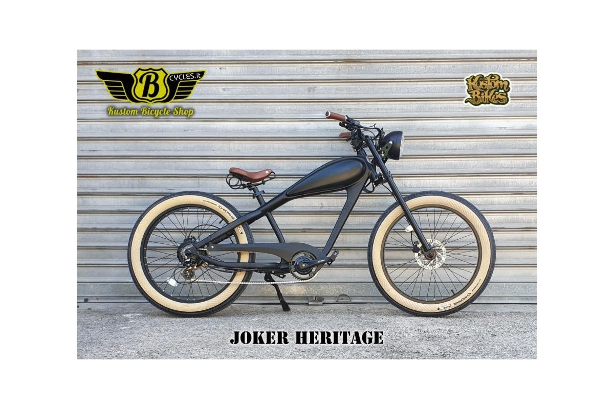 Joker Heritage E-Bike Nero Opaco 250W
