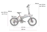 CHRISPA V2.2 250W Folding-bike bicicletta elettrica 20