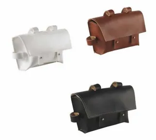 Borsa telaio in ecopelle