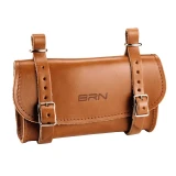 Borsa sottosella vero cuoio miele