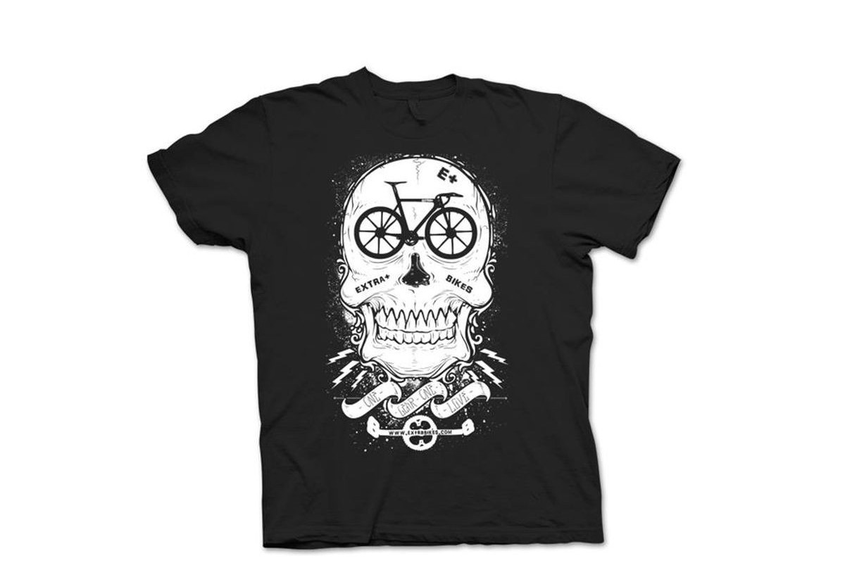 T-Shirt Extra+ Skull Fix Nera