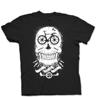 T-Shirt Extra+ Skull Fix Nera