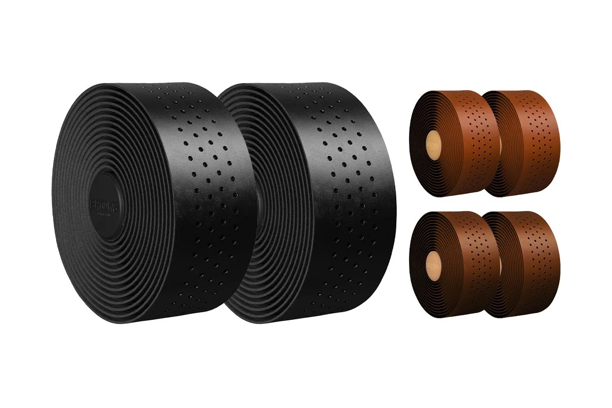 Brooks Leather Bar Tape Nero