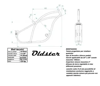 Telaio TSP Oldster T2