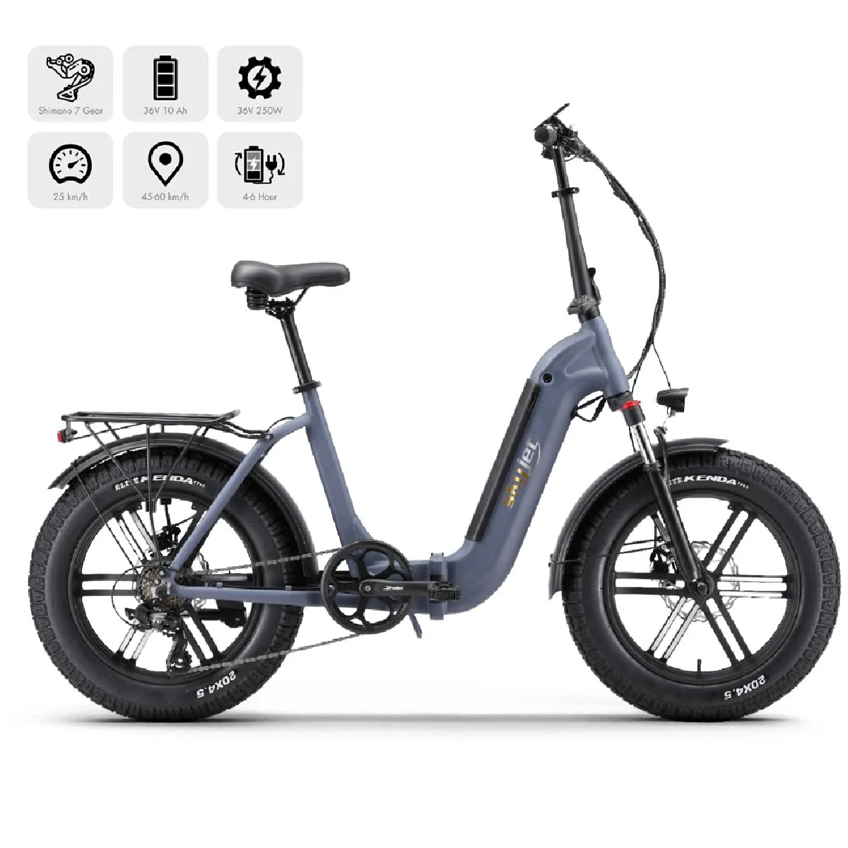 E-bike SkyJet 4s Antracite 15Ah