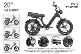 Bicicleta eléctrica Ape Ryder MD10 Premium 48V 14,5 Ah - Cruiser & Custom - Ape Ryder