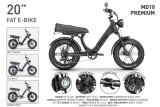 Vélo électrique Ape Ryder MD10 Premium 48V 14,5 Ah - Fat Bike Pieghevoli - Ape Ryder