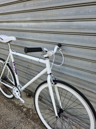 Extra+ Strada Black White - Fixed e Single Speed Bikes - Extra+ Bikes