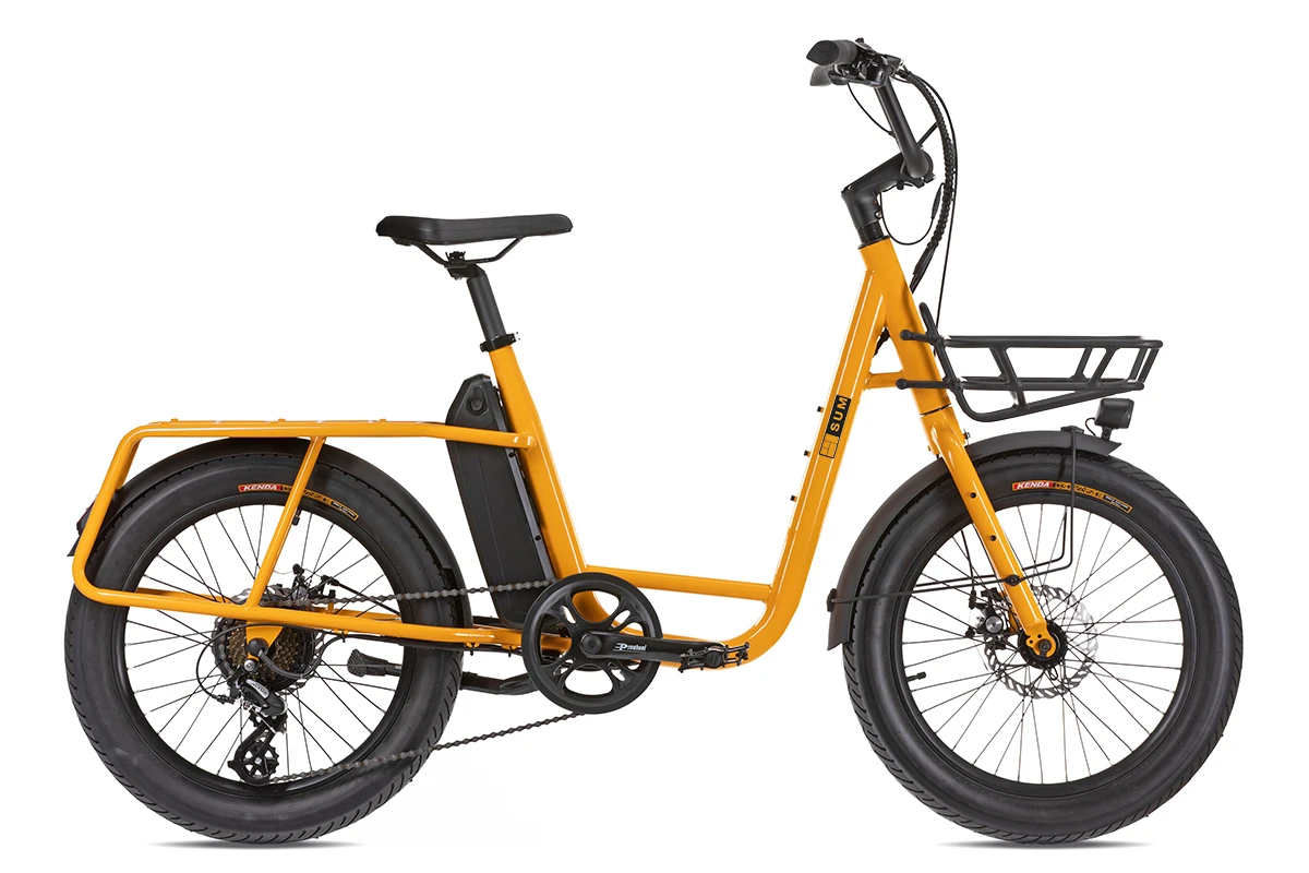 E-bike Cargo Fat SUM UCO Steel Giallo