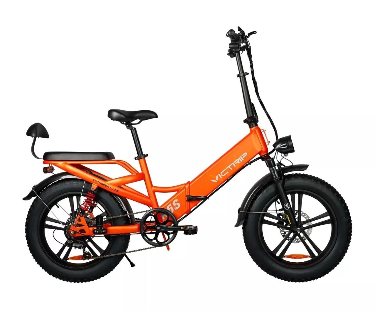 Bicicletta E-bike Fat bike Ebike Fat Victrip R5s Eu 250W 48V cargo farhad - Foto 10 di 21