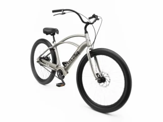 Cruiser Ebike Electra Go Step-Over Titan Silver - Cruiser & Custom - Electra