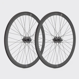 Set ruote Gipiemme A40 40mm Flip/Flop Nero