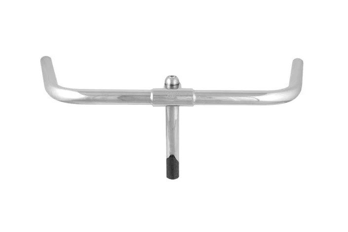 Manubrio in acciaio touring cromato