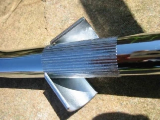 Spessore manubri da 22.2 a 25.4 mm silver