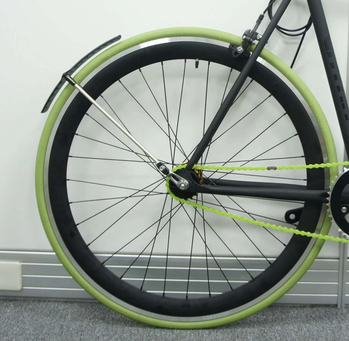 Set 2 Parafanghi Bici corsa strada Mono 28 Extra+ Tangent Qbicle