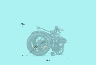 DME Vulcano 250W Folding Bike 20 250W 36V 10.4 Ammortizzata 3.0.2
