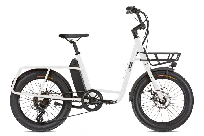 E-bike Cargo Fat SUM UCO Steel bianco