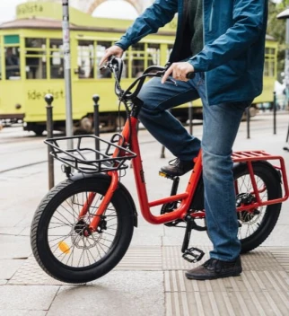 Vélo électrique Cargo Fat SUM UCO Acier blanc - Fat E-Bikes - UCO Ebike