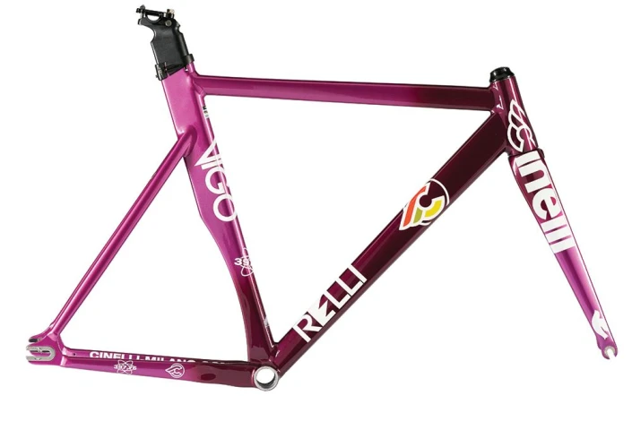 Cinelli Vigorelli BURGUNDY NEBULA Frameset