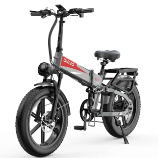 Fat Ebike Ovivo HYPER V2 PRO 2.0 Silver - Fat E-Bikes - Ovivo