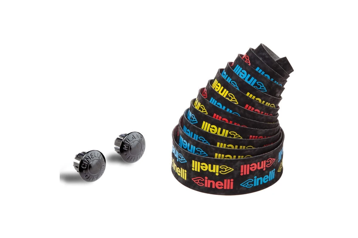 Cinelli Nastro manubrio VELVET LOGO MULTICOLOR
