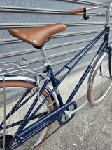 Bicicleta vintage Rondine 28 para mujer, 7 velocidades, color azul. - City Bike - Bcycles