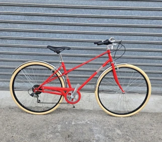 Bicicletta Vintage Rondine 28 Donna 7V Rossa - City Bike - Bcycles